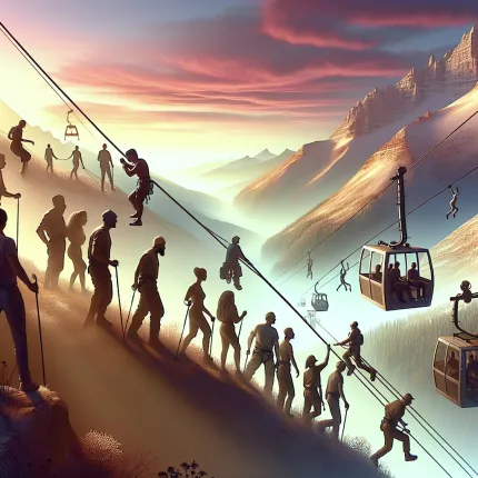 На чем поднимаются в горы: Современные средства передвижения и их особенности